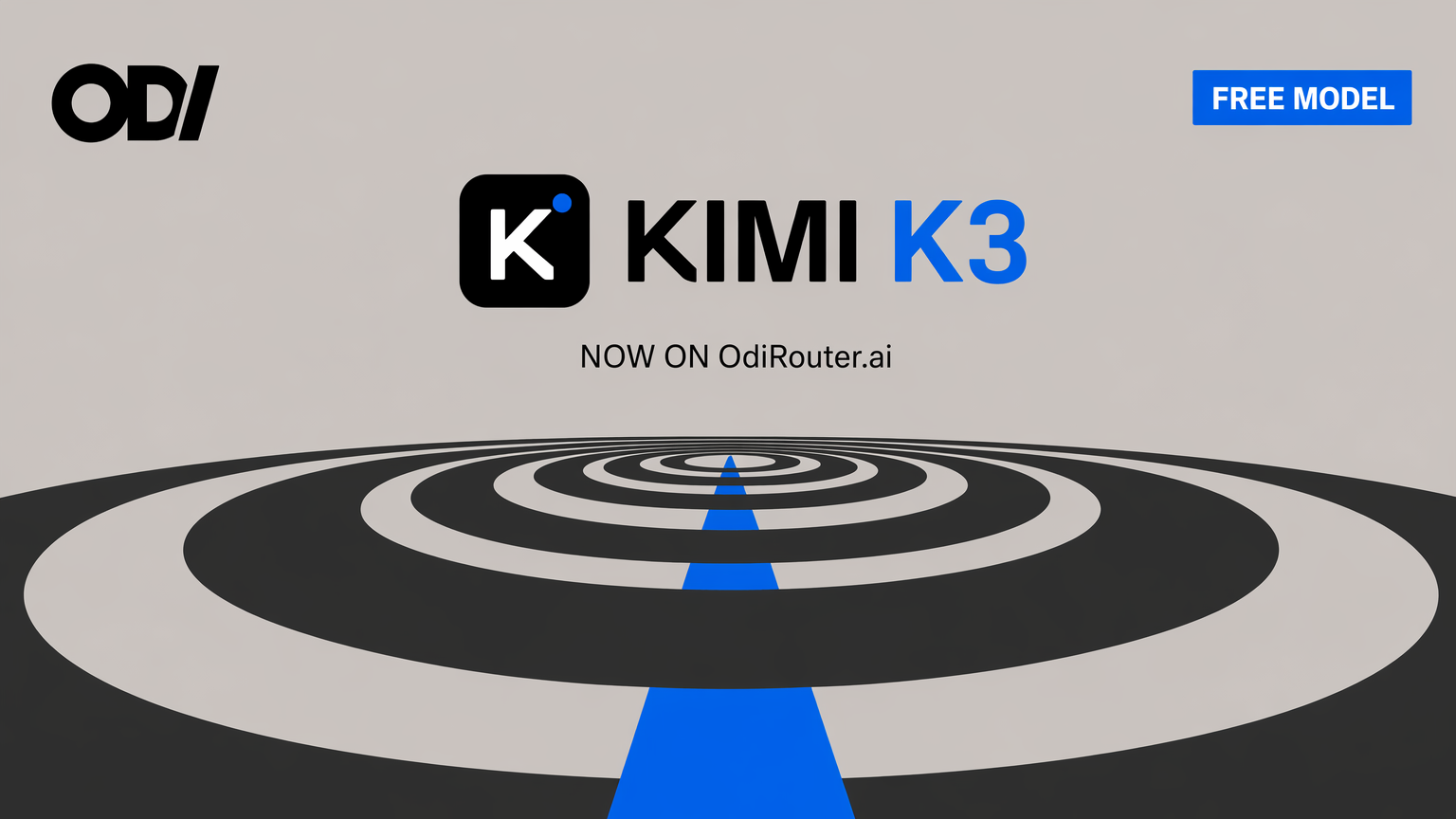 Kimi K3 теперь бесплатно в odiRouter: протестируйте новую модель до запуска в production