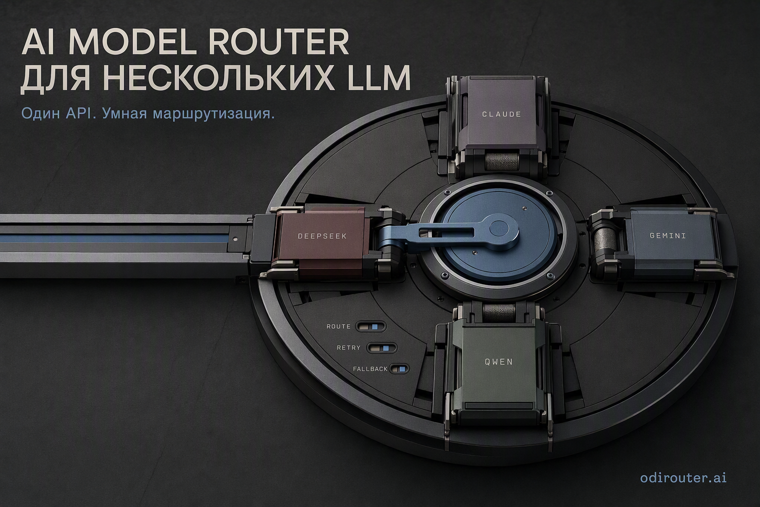 Архитектура AI Model Router API для маршрутизации нескольких LLM