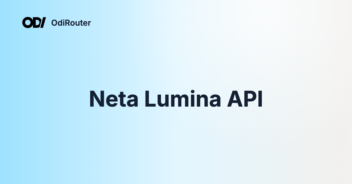 Neta Lumina API